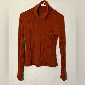 SHEIN Ribbed Turtleneck Sweater